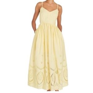 Calypso St. Barth Yellow Midi Dress